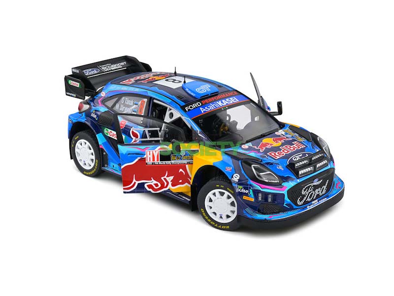 PRE-ORDER 2023 Ford Puma Rally1 Hybrid #8 Tanak Rally Suede Diecast 1:18 Scale Model - Solido S1809503