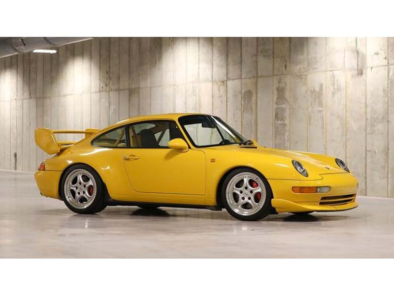 PRE-ORDER 1997 Porsche 911 (993) Clubsport Yellow Diecast 1:18 Scale Model - Solido S1810101