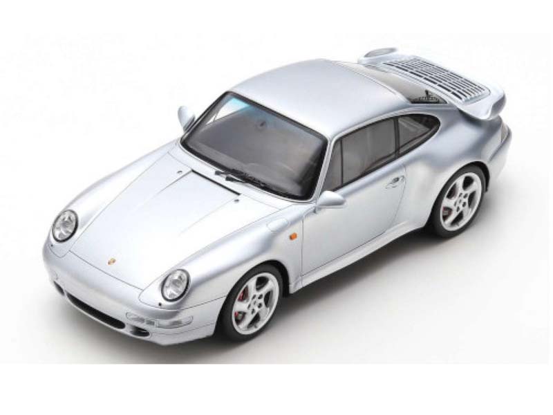 PRE-ORDER 1997 Porsche 911 (993) Turbo Silver Diecast 1:18 Scale Model - Solido S1810102