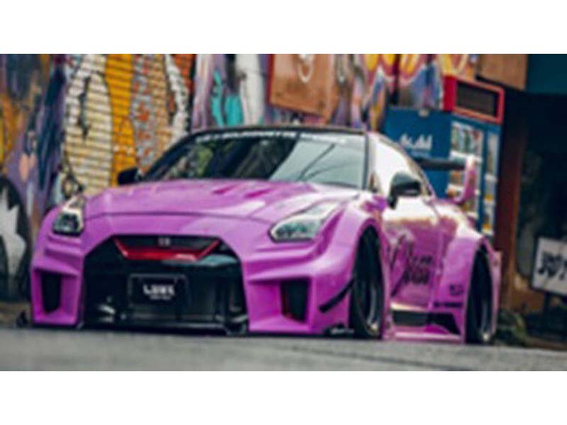 PRE-ORDER 2019 Nissan GTR35 LBWK Silhouette - Purple Diecast 1:43 Scale Model - Solido S4311210