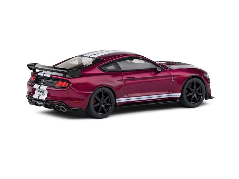 PRE-ORDER 2020 Ford Mustang Shelby GT500 - Purple w/ White Stripes Diecast 1:43 Scale Model - Solido S4311510