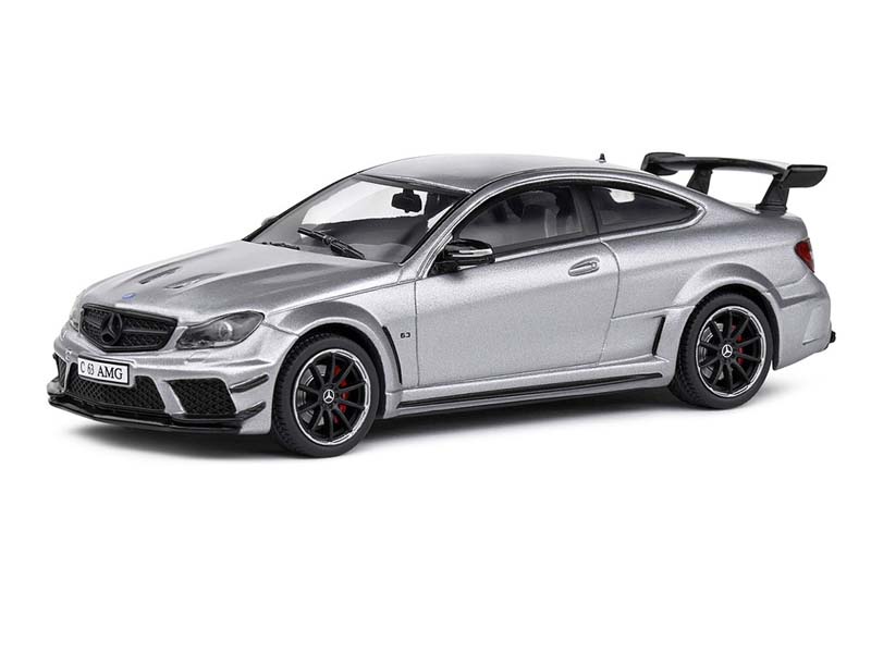 PRE-ORDER 2011 Mercedes C63 AMG Grey - Black Series Diecast 1:43 Scale Model - Solido S4311604