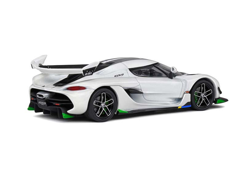 2021 Koenigsegg Jesko - Pearl White Diecast 1:43 Scale Model - Solido S4312602