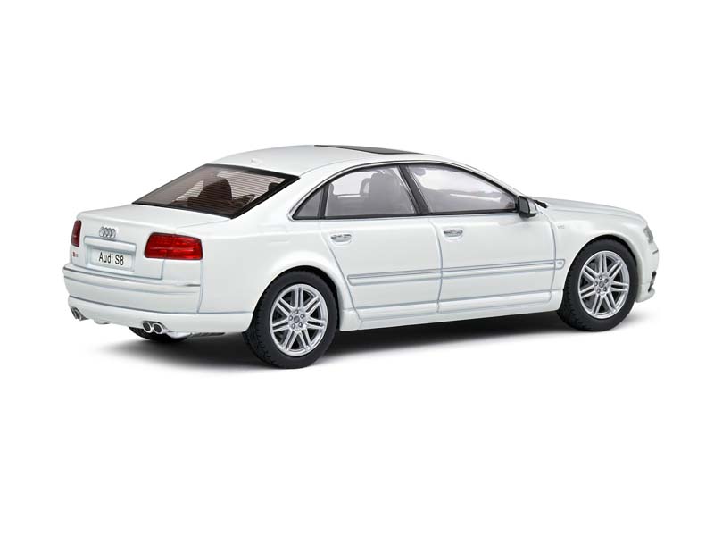 2010 Audi S8 (D3) - White Diecast 1:43 Scale Model - Solido S4313302