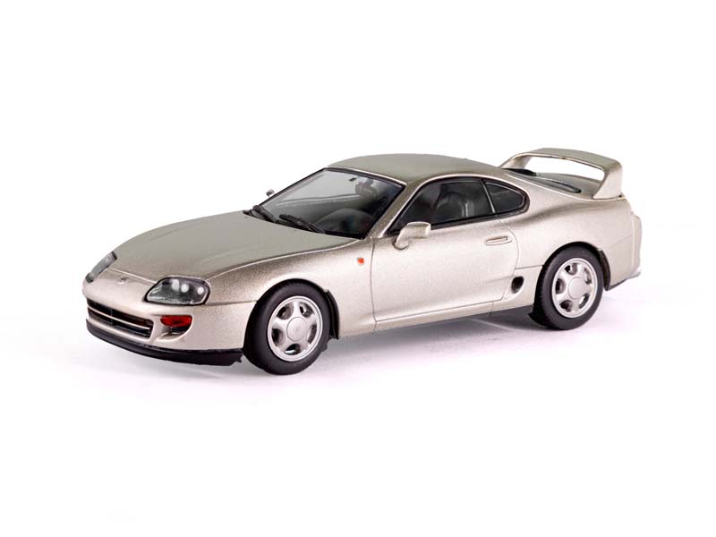 2002 Toyota Supra MKIV - Silver Metallic Diecast 1:43 Scale Model - Solido S4314002