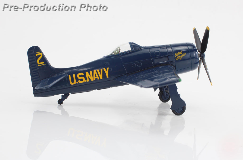 Grumman F8F-1B Blue Angels No.2 Airplane US Navy 1946 Diecast 1:72 Scale Model - Hobby Master SM1011