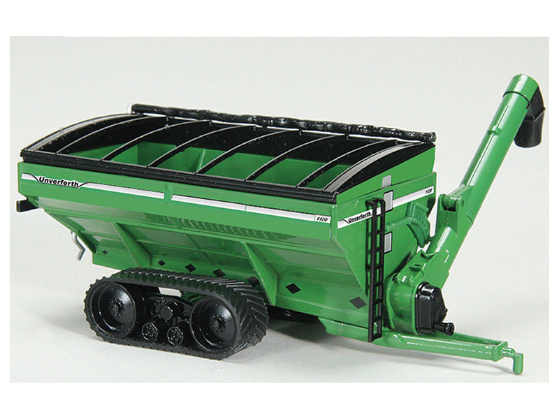 PRE-ORDER Unverferth 1120 Grain Cart w/ Tracks Green - Diecast 1:64 Scale Model - Spec Cast UBC018