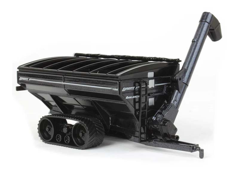 Brent 1198 Avalanche Grain Cart w/ Tracks - Metallic Black (25th Anniversary) Diecast 1:64 Scale Model - Spec Cast UBC040