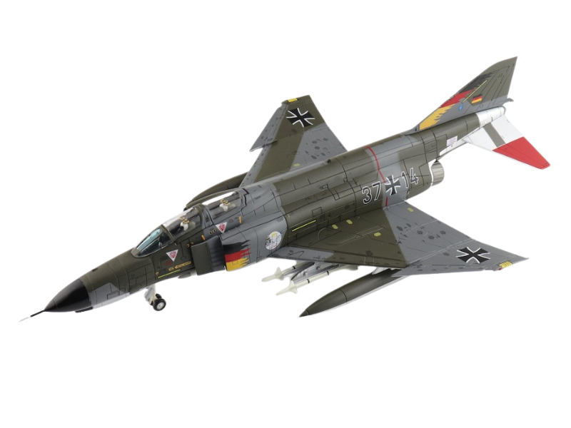 McDonnell Douglas F-4F Phantom 50 Years of Phantom 37+14 Luftwaffe 2008 Diecast 1:72 Scale Model - Hobby Master HA19099