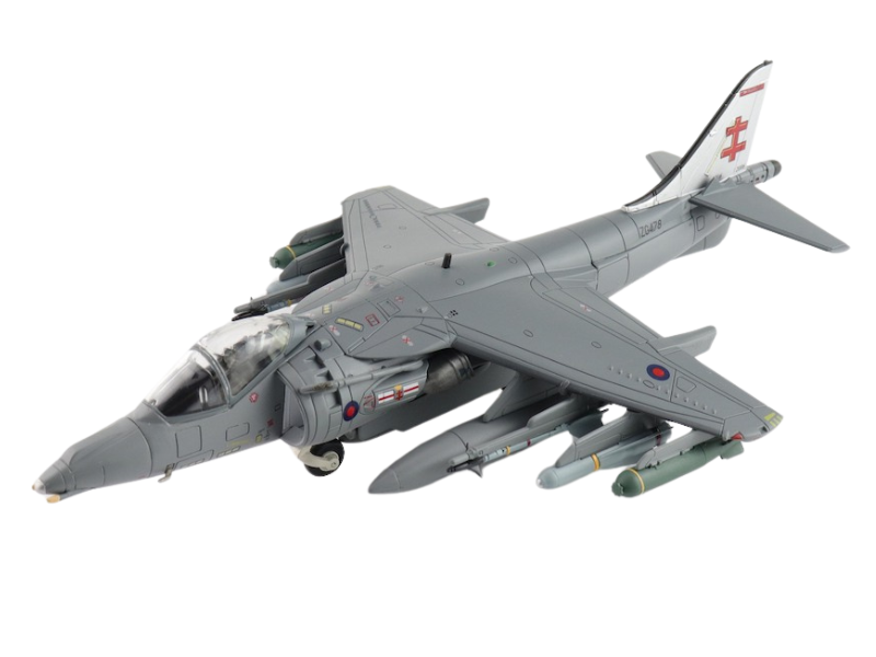 Harrier GR.9A ZG478, 41 (R) Sqn. RAF Coningsby Air Base March 2006 Diecast 1:72 Scale Model - Hobby Master HA2651