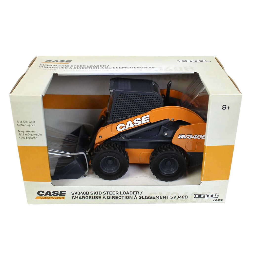 CASE SV340B Skid Steer Loader Diecast 1:16 Scale Model - ERTL ZFN44197