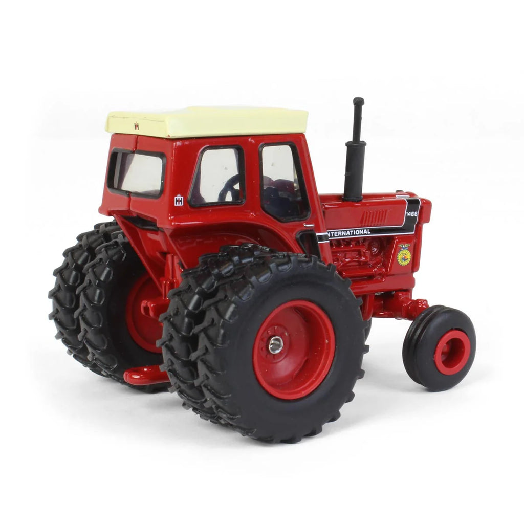 International Harvester 1466 Black Stripe Wide Front w/ FFA Logo Diecast 1:64 Scale Model - ERTL ZFN44276