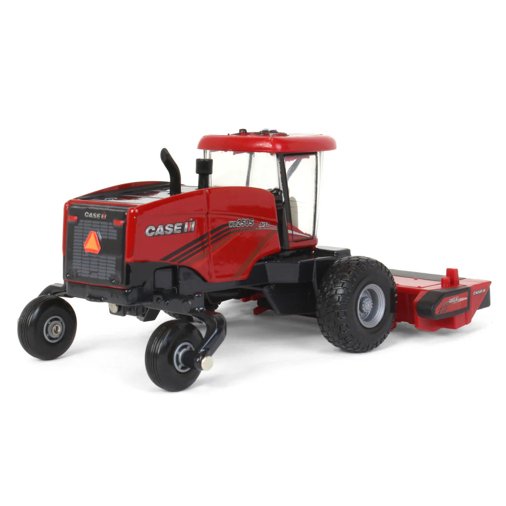 Case IH WD2505 Windrower w/ RD165 Rotary Head and Sickle Bar Head Diecast 1:64 Scale Model - ERTL ZFN44282