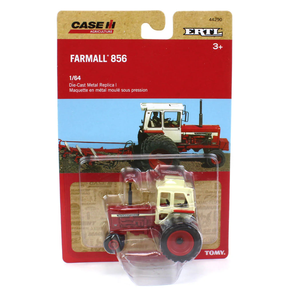 Farmall 856 Narrow Front w/ Rear Duals & Cab Diecast 1:64 Scale Model - ERTL ZFN44290