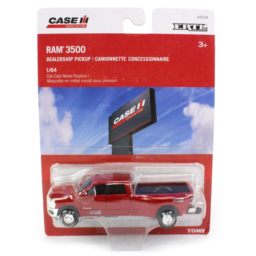 RAM 3500 Big Horn Case IH Dealership Pickup Diecast 1:64 Scale Model - ERTL ZFN44334