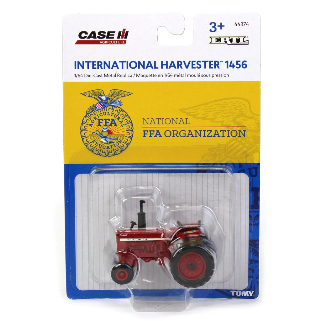 International Harvester Farmall 1456 w/ Rear Duals & FFA Logo Diecast 1:64 Scale Model - ERTL ZFN44374