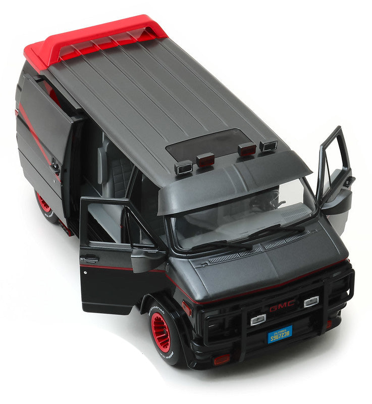 1983 GMC Vandura (The A-Team 1983-87 TV Series) Diecast 1:18 Scale Model - Greenlight 13521