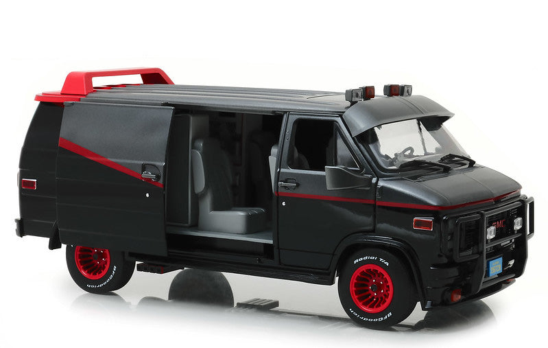 1983 GMC Vandura (The A-Team 1983-87 TV Series) Diecast 1:18 Scale Model - Greenlight 13521