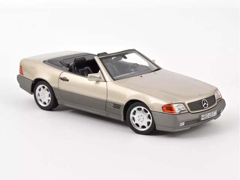 低価格 ノレブ 1/18 メルセデスベンツ 500 SL 1989 メタリックスモーク