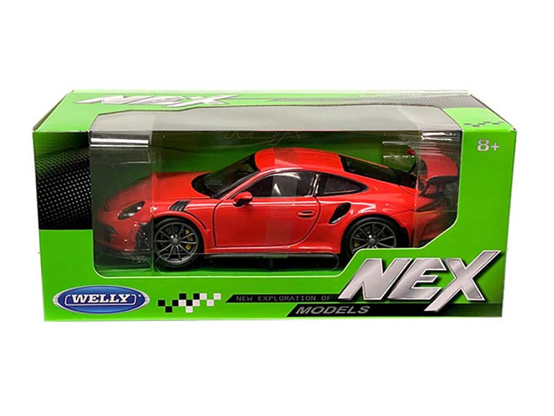 2016 Porsche 911 GT3 RS - Orange (NEX) Diecast 1:24 Scale Model Car - Welly 24080OR