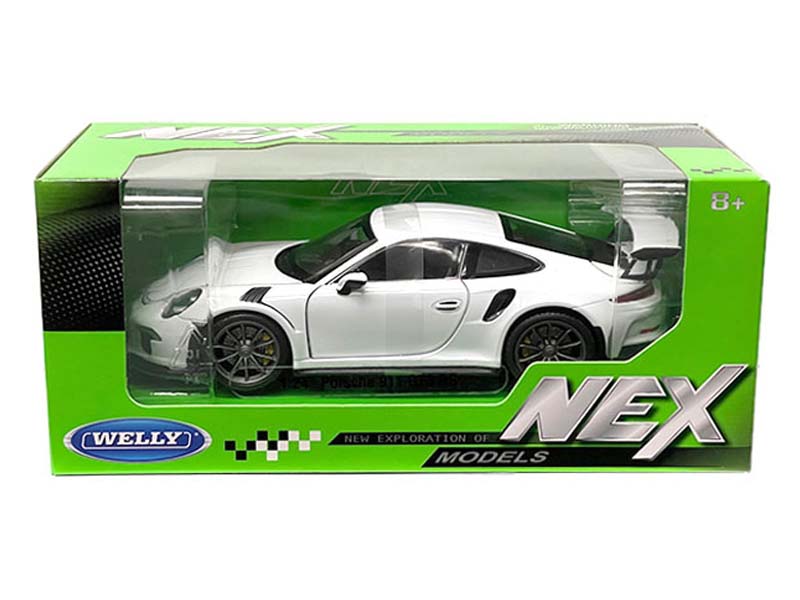 2016 Porsche 911 GT3 RS - White (NEX) Diecast 1:24 Scale Model Car - Welly 24080WH