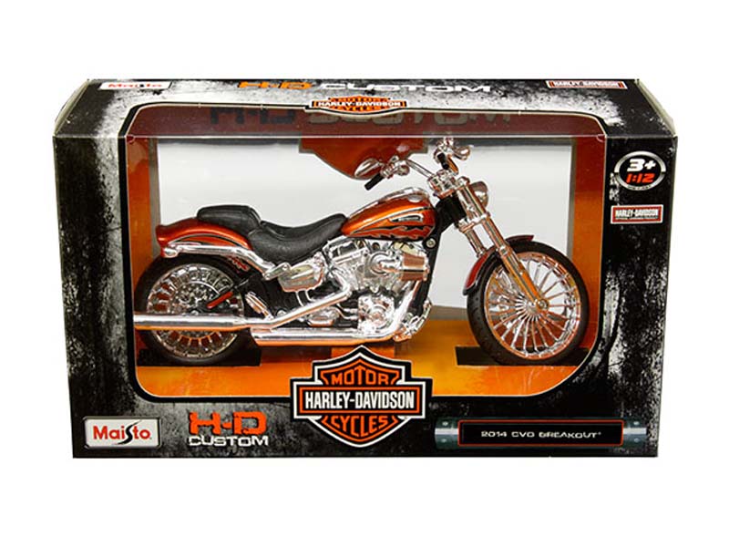 2014 Harley Davidson CVO Breakout Motorcycle 1:12 Scale Model - Maisto 32327