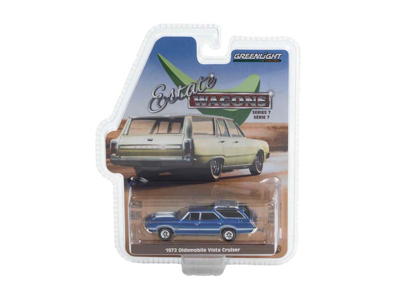 CHASE 1972 Oldsmobile Vista Cruiser - 442 Tribute (Estate Wagons) Series 7 Diecast 1:64 Scale Model - Greenlight 36040D