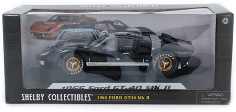 1966 Ford GT-40 MKII - Black (Legend Series) Diecast 1:18 Scale