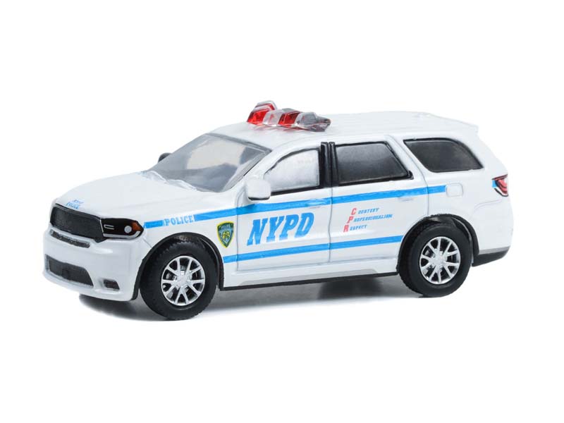 2019 Dodge Durango - NYPD w/ NYPD Squad Number Decal Sheet (Hobby Exclusive) Diecast 1:64 Scale Model - Greenlight 42775