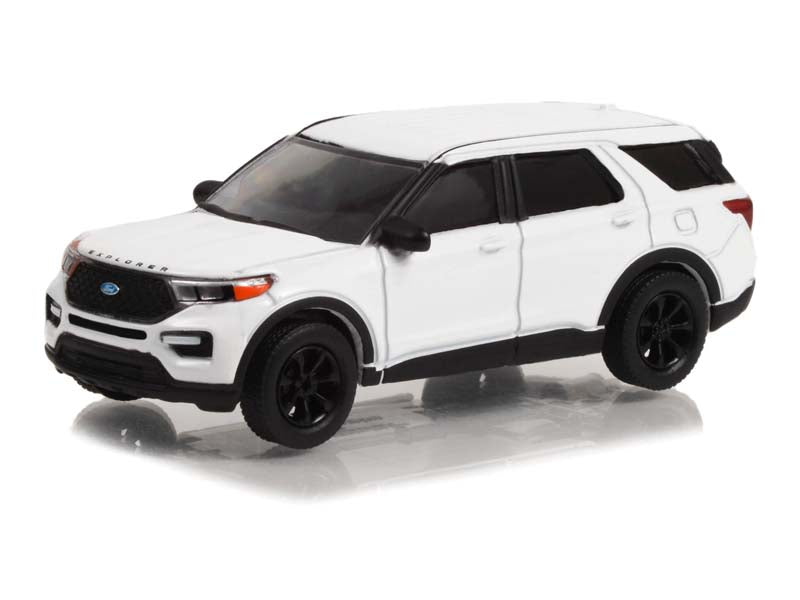 CHASE 2022 Ford Explorer ST - Star White (Showroom Floor) Series 1 Diecast 1:64 Scale Model Car - Greenlight 68010D