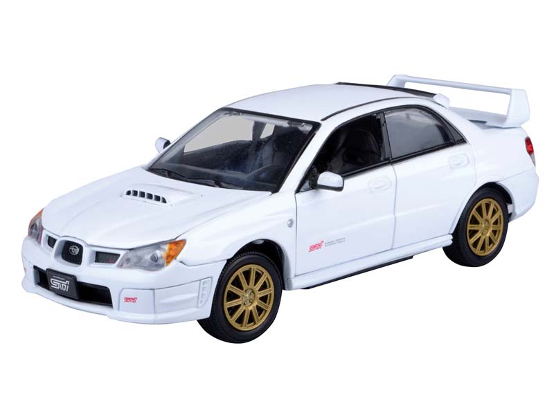 Subaru Impreza WRX STi - White (Timeless Legends) Diecast 1:24 Scale Model - Motormax 73330WH