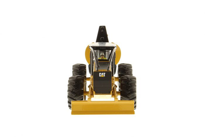 CAT Caterpillar 555D Wheel Skidder w/ Operator (High Line Series) 1:50 Scale Model - Diecast Masters 85932