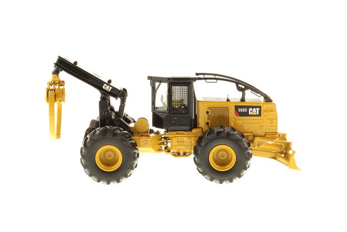 CAT Caterpillar 555D Wheel Skidder w/ Operator (High Line Series) 1:50 Scale Model - Diecast Masters 85932