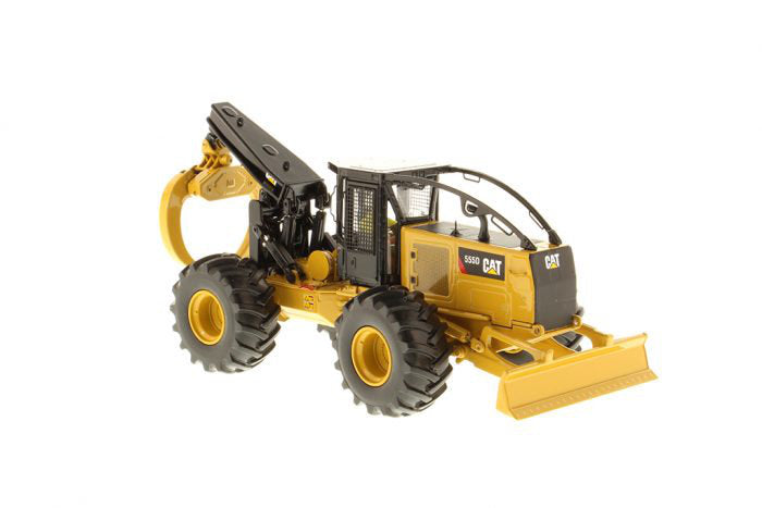 CAT Caterpillar 555D Wheel Skidder w/ Operator (High Line Series) 1:50 Scale Model - Diecast Masters 85932