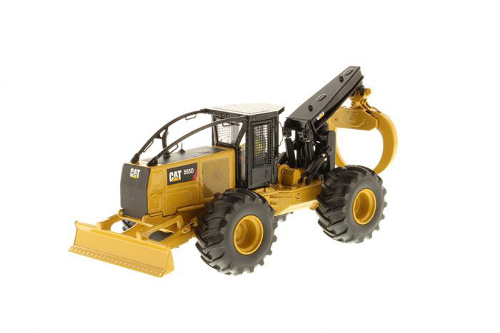 CAT Caterpillar 555D Wheel Skidder w/ Operator (High Line Series) 1:50 Scale Model - Diecast Masters 85932