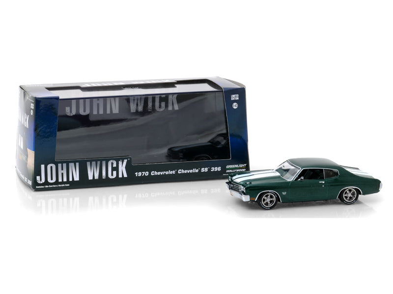 1970 Chevrolet Chevelle SS 396 "John Wick" 1:43 Scale Diecast Model Car - Greenlight 86541