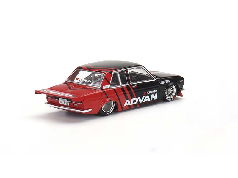 Datsun 510 Pro Street ADVAN - Kaido House (Mini GT) Diecast 1:64