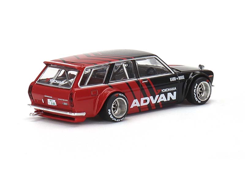 Datsun 510 Wagon ADVAN - Kaido House (Mini GT) Diecast 1:64 Scale