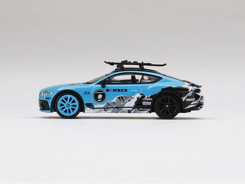 CHASE Bentley Continental GT #9 Catie Munnings GP Ice Race Limited to 1800 pcs (MINI GT) 1:64 Diecast Model Car - True Scale Miniatures MGT00247