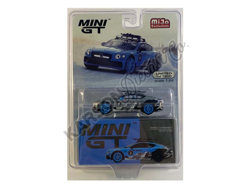 CHASE Bentley Continental GT #9 Catie Munnings GP Ice Race Limited to 1800 pcs (MINI GT) 1:64 Diecast Model Car - True Scale Miniatures MGT00247