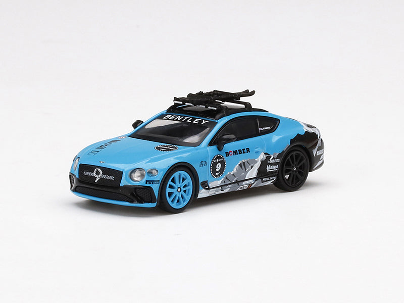 CHASE Bentley Continental GT #9 Catie Munnings GP Ice Race Limited to 1800 pcs (MINI GT) 1:64 Diecast Model Car - True Scale Miniatures MGT00247