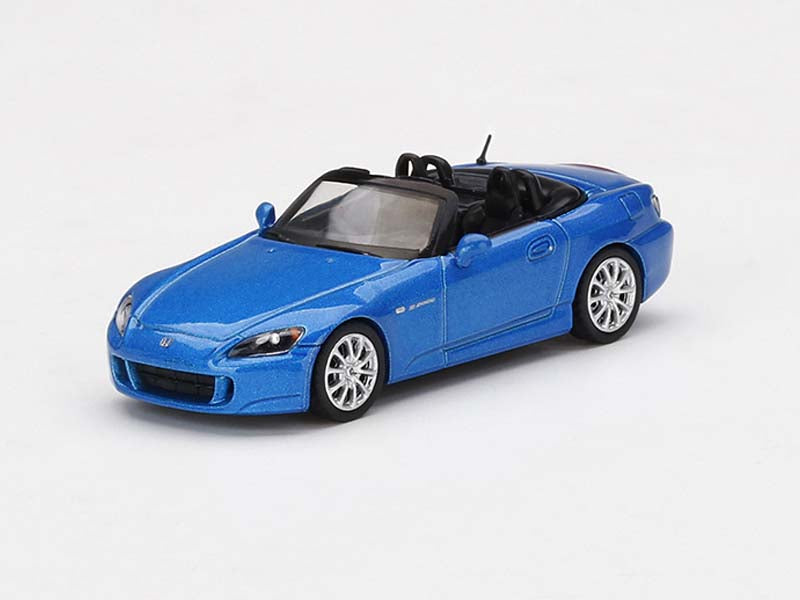 Honda S2000 (AP2) Laguna Blue Pearl (Mini GT) Diecast 1:64 Scale Model Car  - TSM MGT00287 - Karson Diecast