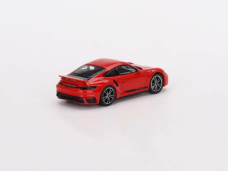 CHASE Porsche 911 Turbo S Guards Red (Mini GT) Diecast 1:64 Scale Model - True Scale Miniatures MGT00423